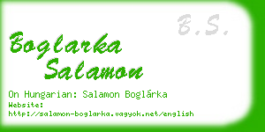 boglarka salamon business card